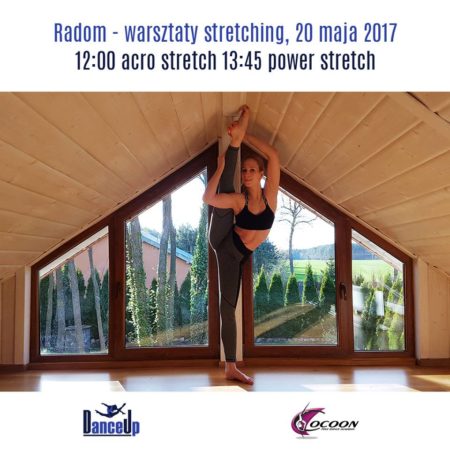 warsztaty stretching Radom DanceUp Kama Nienaltowska